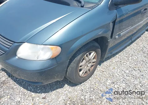 2006 Dodge Grand Caravan Se из США, поврежденный, VIN 1D4GP24R66B699911